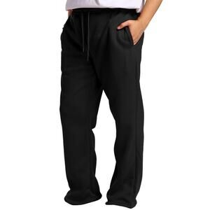 NWOT ~ Men's Black Joggers Front Pockets Sweatpants ~ Big & Tall Size 5X